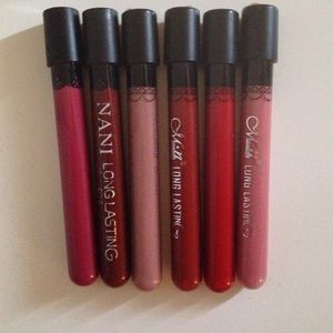 Lot of 6 MeNow & Nani Liquid Lipstick