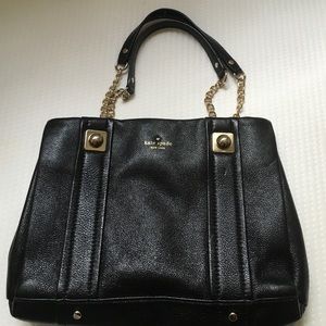 Kate spade black leather purse
