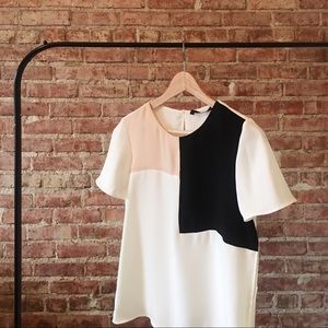 Zara Color Block Top