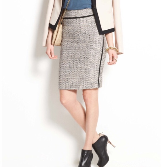 Ann Taylor tweed pencil skirt.