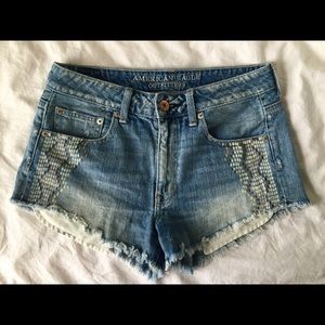American Eagle High Rise Festival Shortie