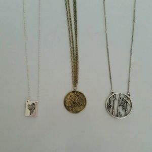 Three Fuego Necklaces