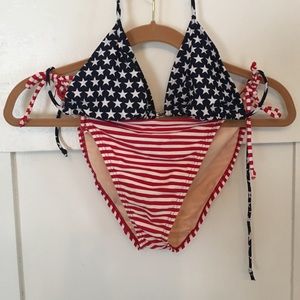 Stars and Stripes string bikini