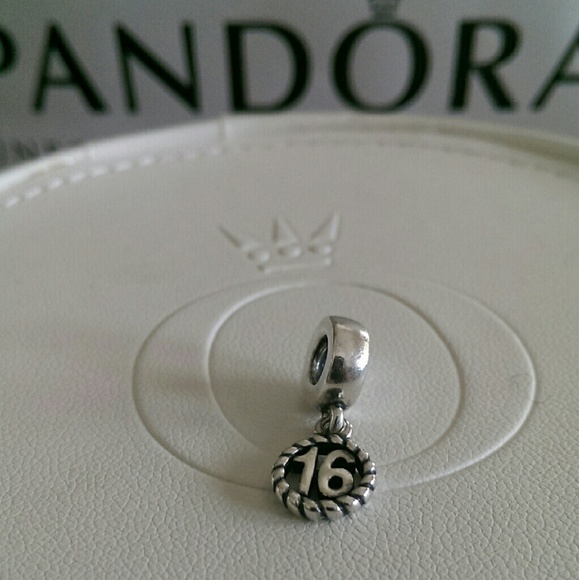 Pandora Sweet 16 Birthday Dangle Charm
