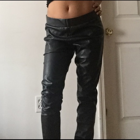 Forever 21 Synthetic Leather Pant - worn 2x