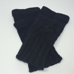 NWOT black fingerless gloves