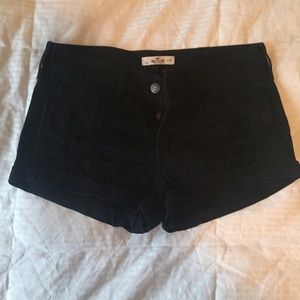 Hollister Black Jean Shorts