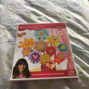 American Girl paper posies never played with
