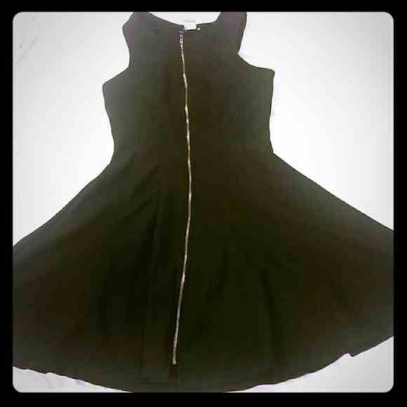 Bar III black zipper dress from Macy's