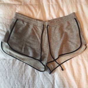 Grey A&F Shorts