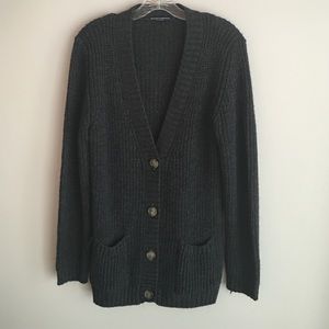 Women's wool cardigan sweater