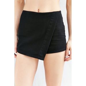 Urban Outfitters asymmetrical black skort