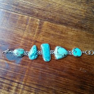 Turquoise Link Bracelet