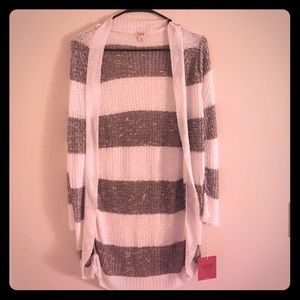 Striped Cardigan with tags