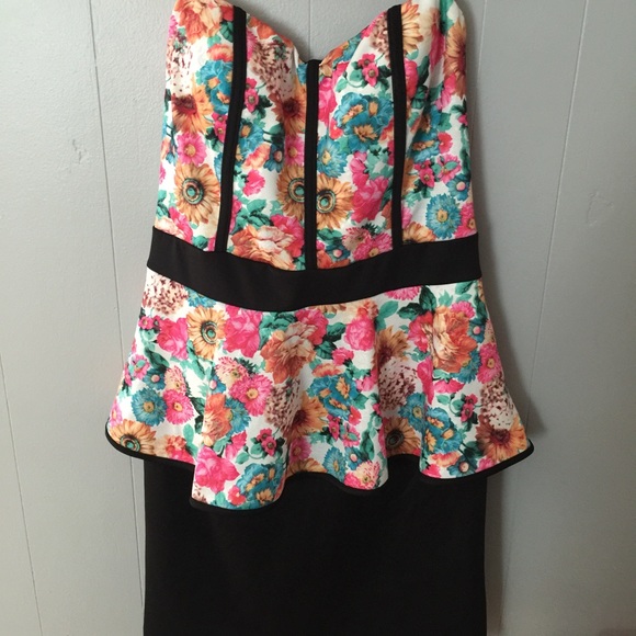 Plus-size Peplum Dress