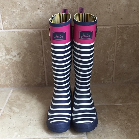 Joules Shoes - Joules Striped Wellies