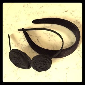 Two black headbands