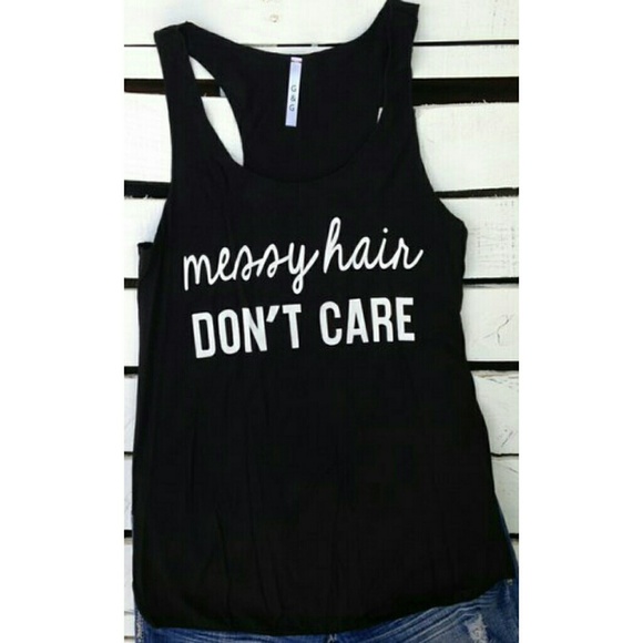 Messy hair dont care tank xxl - Picture 4 of 4