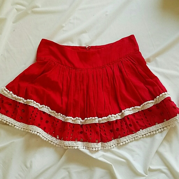 Mini Skirt with Tassels