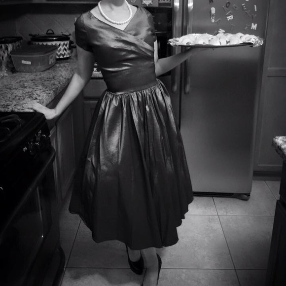 Pinup Girl Clothing taffeta retro dress