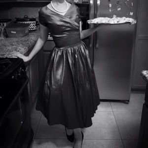 Pinup Girl Clothing taffeta retro dress