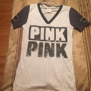 Pink T-shirt with bling