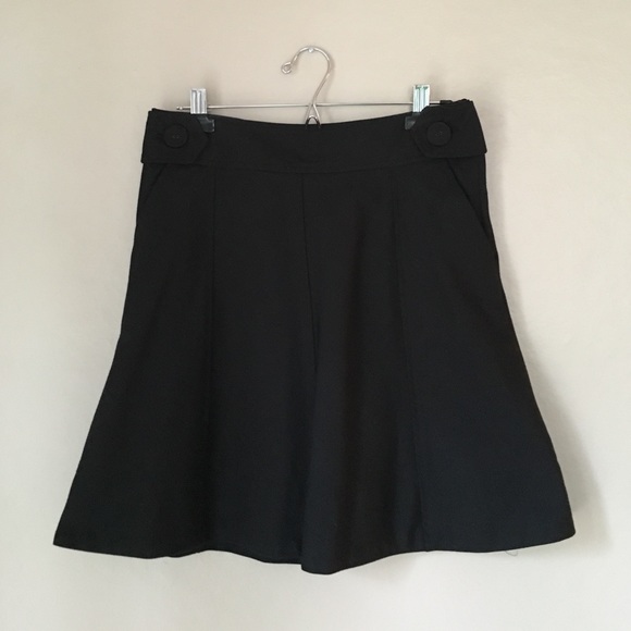 Black Skirt With Pockets