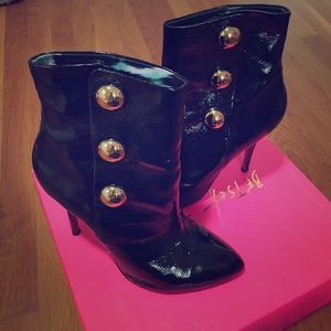 Betsy Johnson patent Booties