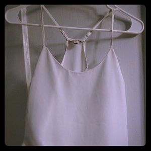 Sheer white J Crew camisole