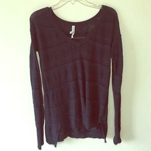 High low long sleeve