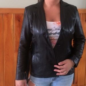 More pic of leather coat