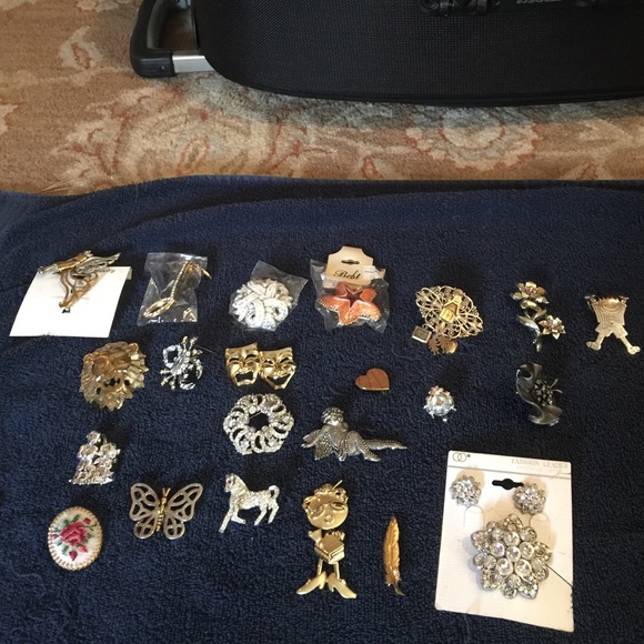 Set of pins collection some old and some new