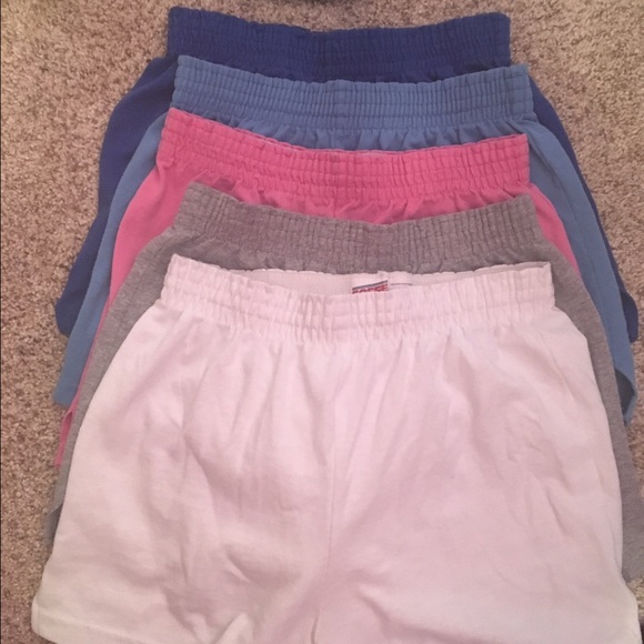 5 pairs of youth large soffe shorts all together.