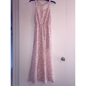 Peachy / Pink Maxi Dress