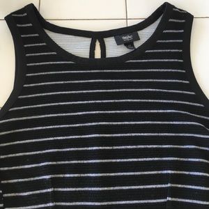 💠Black and gray striped dress