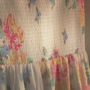 💐Floral Strapless Dress-size XL-Old Navy