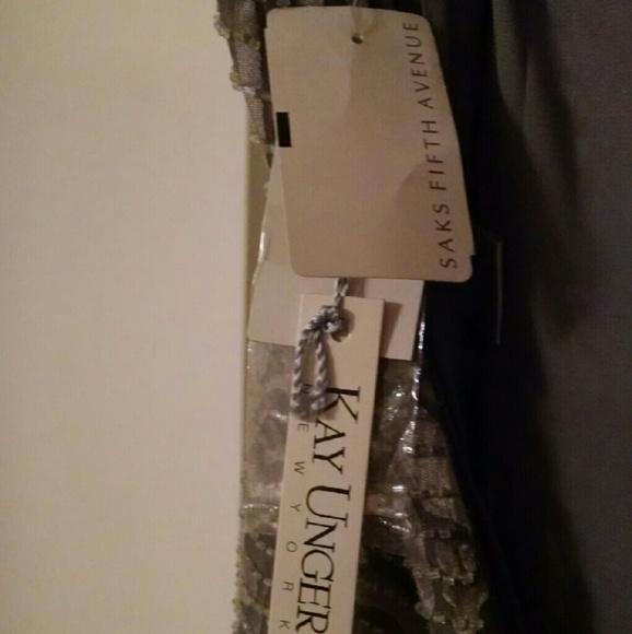 90's Retro Couture Saks Embellished Cocktail Dress - Picture 4 of 10