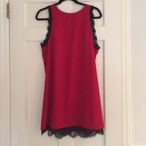 Forever 21 black and red lace dress