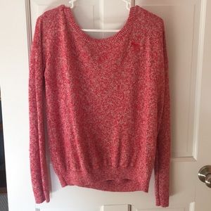 Abercrombie & Fitch Pink & White Sweater
