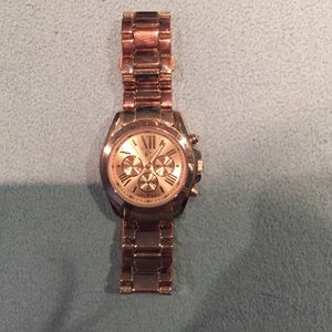 Charming Charlie gold boyfriend watch