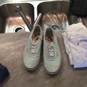 Mint green vans