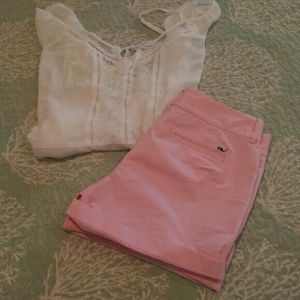 Light Pink VV shorts