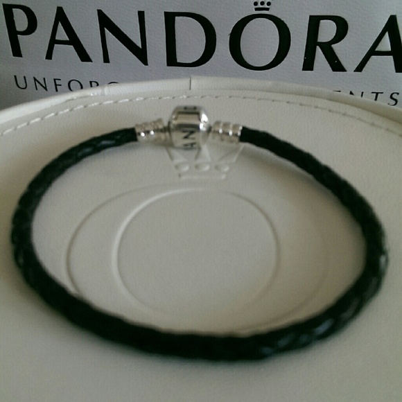 Pandora Black Leather Bracelet