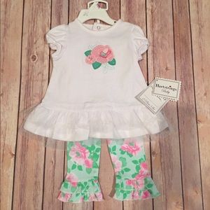 Hartstring 2 Piece set.  Size 6/9 Months.