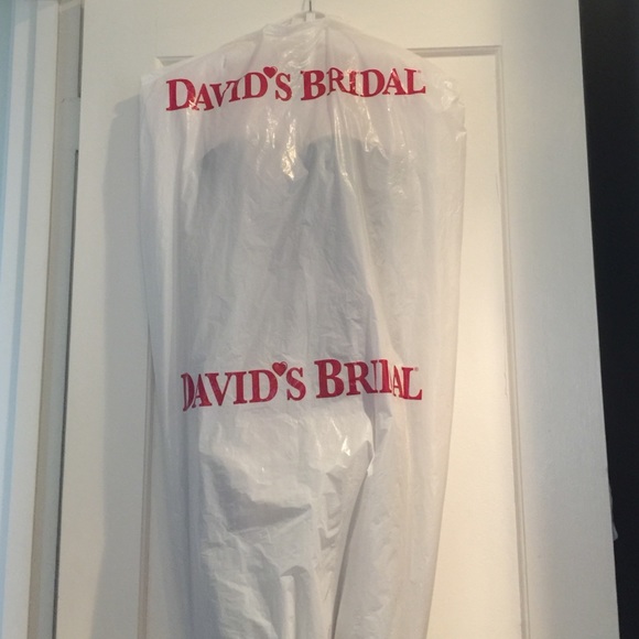 ⛔️SOLD⛔️ DAVIDS BRIDAL satin dress - Picture 4 of 4