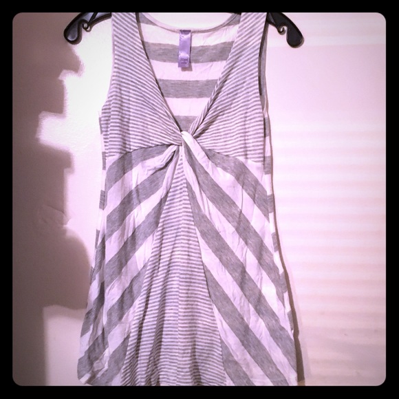 Striped tank top size medium