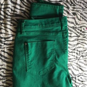 Elle green jeans