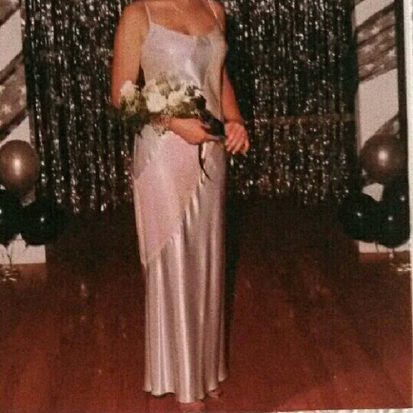 Silver Prom Dress - Picture 4 of 4
