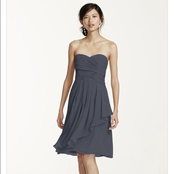 pewter bridesmaid dresses david's bridal David's Bridal | Dresses | Pewter Davids Bridal Bridesmaids Dress