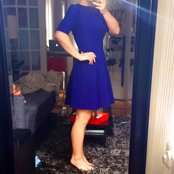 Zara Cobalt Blue dress w/ cutout back - Picture 2 of 3